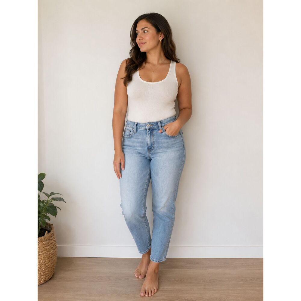 Lucky Brand Jeans Size 8 / 29 Ankle Light Wash Skinny Denim Excellent Condition